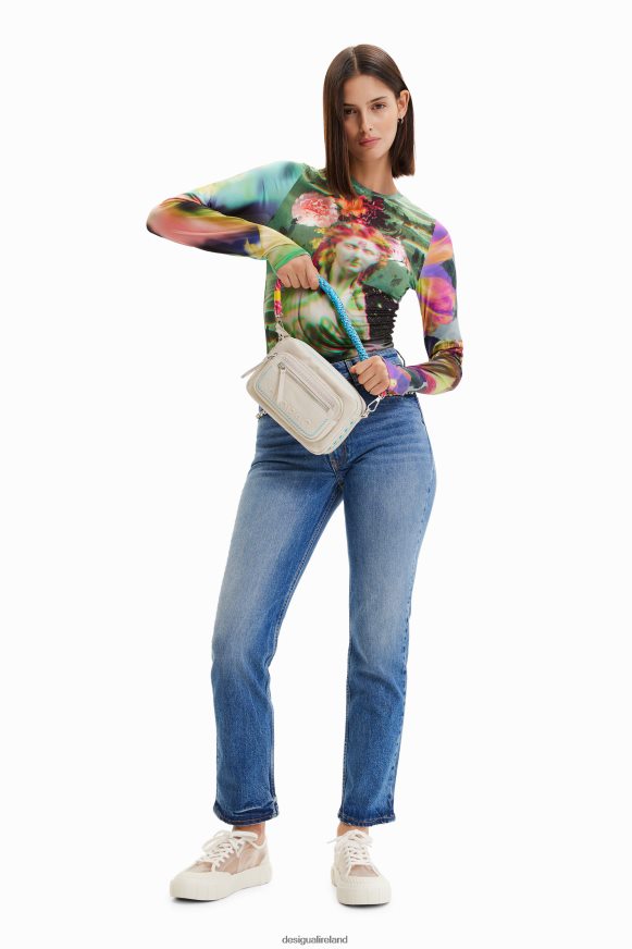 Desigual Women Small embroidered crossbody bag Accessory PFVZ0B402