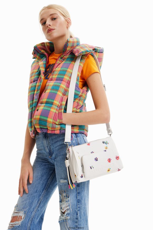 Desigual Women Small floral crossbody bag Accessory PFVZ0B1214
