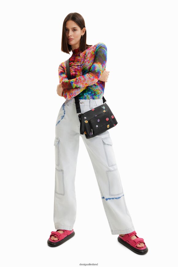 Desigual Women Small floral crossbody bag Accessory PFVZ0B1312
