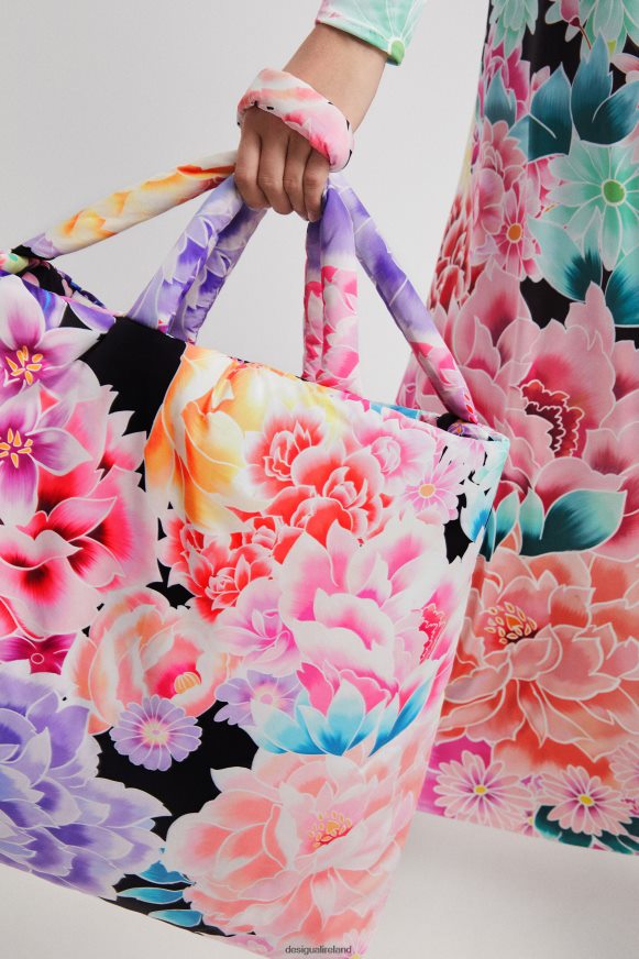 Desigual Women Floral oversized handbag Accessory PFVZ0B378