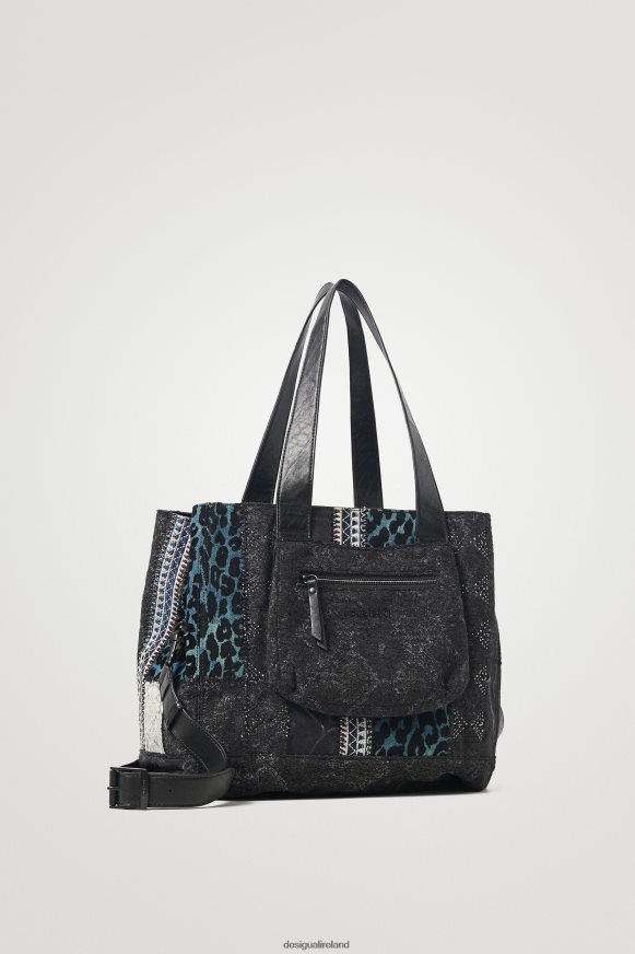 Desigual Women Shopping bag reptile Accessory PFVZ0B1384