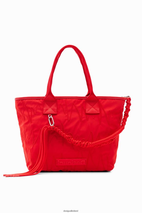 Desigual Women Large embroidered tote bag Accessory PFVZ0B1188