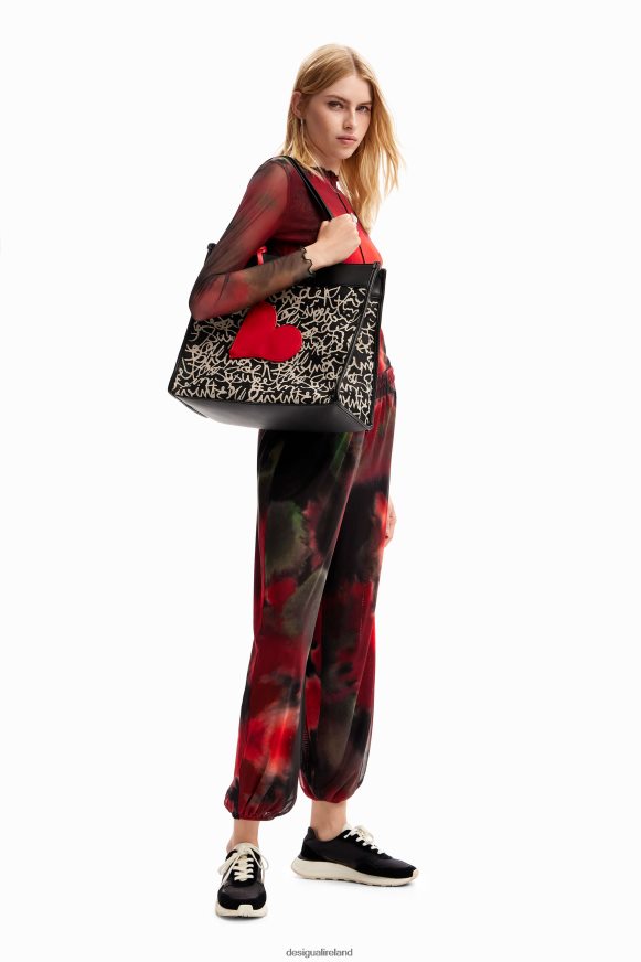 Desigual Women Midsize canvas tote bag Accessory PFVZ0B1226