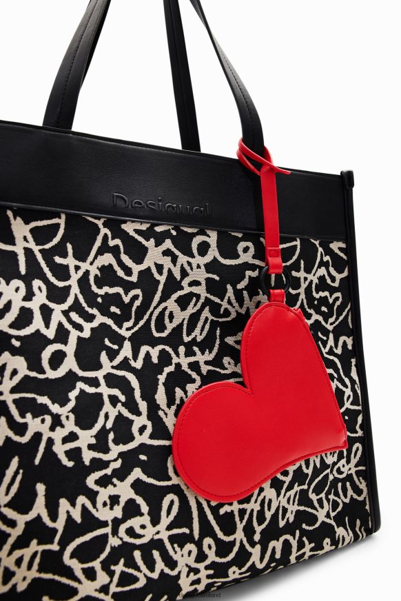 Desigual Women Midsize canvas tote bag Accessory PFVZ0B1226