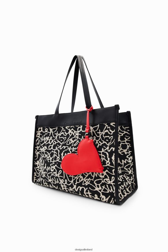 Desigual Women Midsize canvas tote bag Accessory PFVZ0B1226
