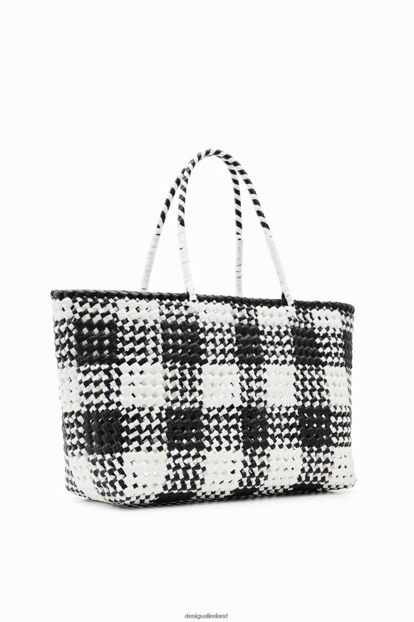 Desigual Women XL woven tote bag Accessory PFVZ0B807