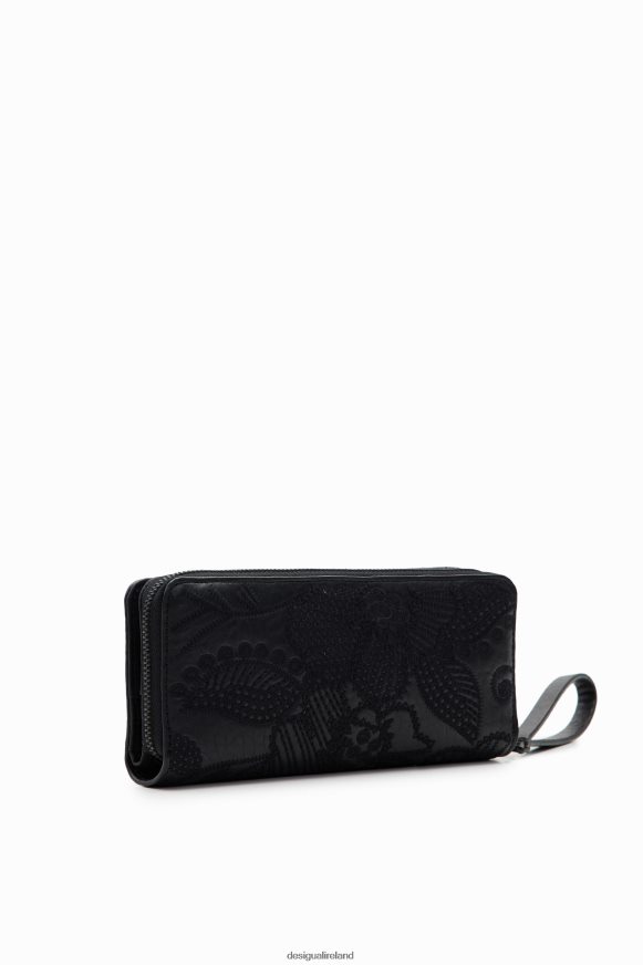 Desigual Women Large floral embroidery wallet Accessory PFVZ0B1262