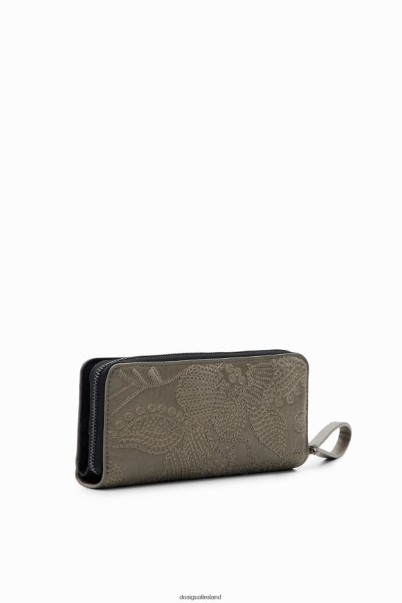 Desigual Women Large floral embroidery wallet Accessory PFVZ0B1279
