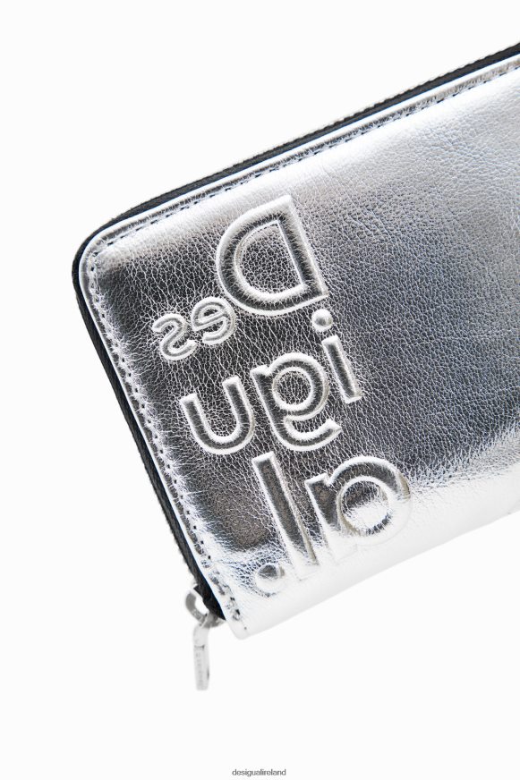 Desigual Women Small metallic patchwork wallet Accessory PFVZ0B1318