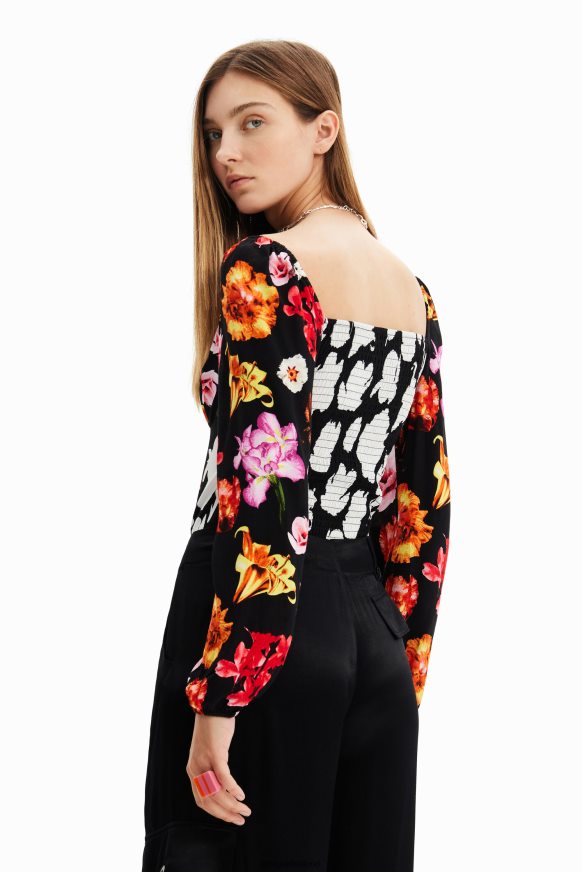 Desigual Women M. Christian Lacroix floral bodysuit Clothing PFVZ0B425