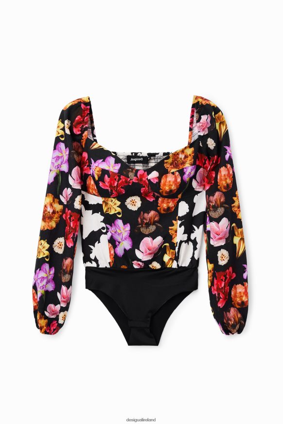 Desigual Women M. Christian Lacroix floral bodysuit Clothing PFVZ0B425