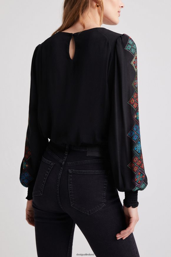 Desigual Women Motif bodysuit Clothing PFVZ0B1095