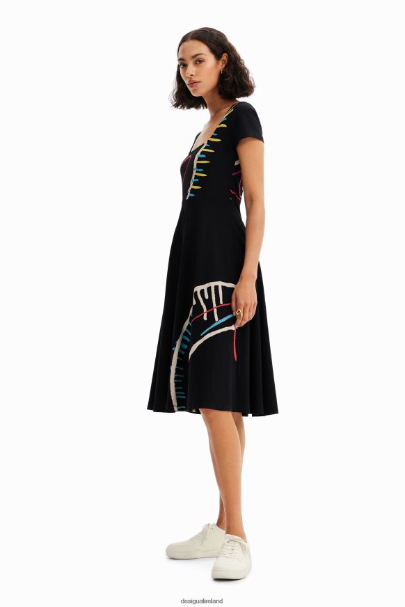 Desigual Women Arty A-line knit dress Clothing PFVZ0B860