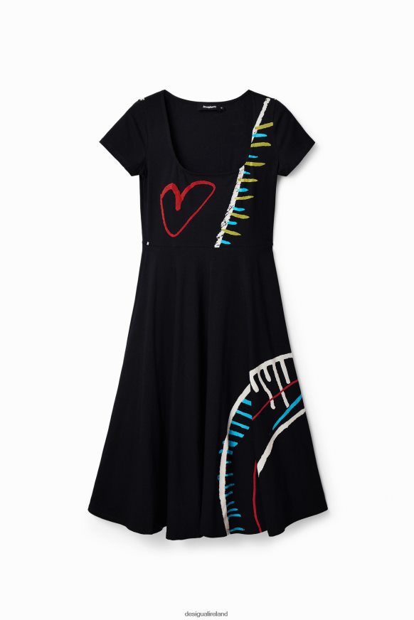 Desigual Women Arty A-line knit dress Clothing PFVZ0B860