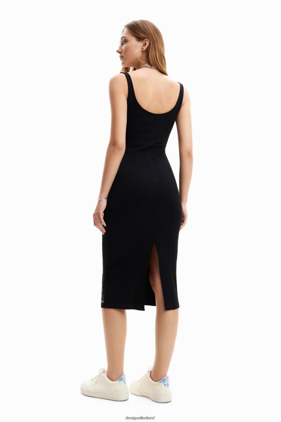 Desigual Women Arty slim strappy dress Clothing PFVZ0B321