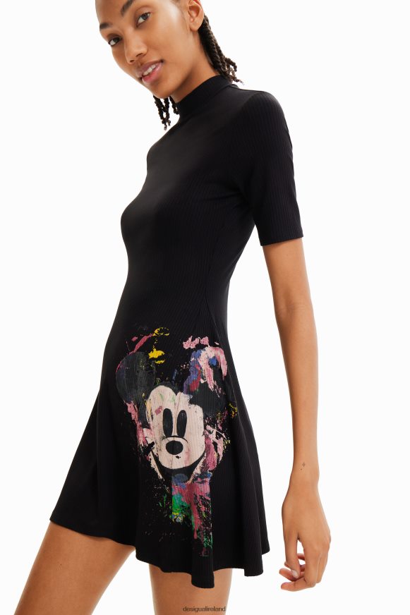 Desigual Women Disney's Mickey Mouse short skater dress Clothing PFVZ0B419