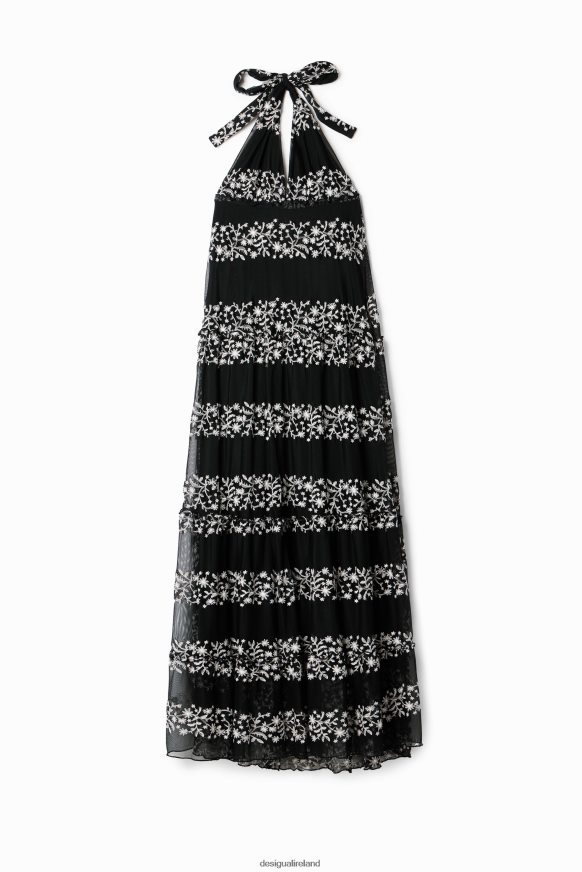 Desigual Women Embroidered maxi dress Clothing PFVZ0B921