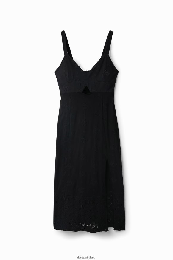 Desigual Women Embroidered midi dress Clothing PFVZ0B699