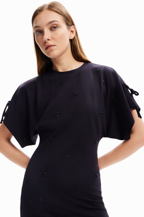 Desigual Women Embroidered mini dress Clothing PFVZ0B180