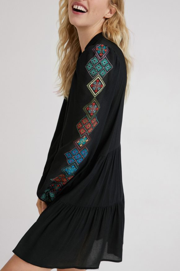 Desigual Women Ethnic sleeve dress Clothing PFVZ0B1092
