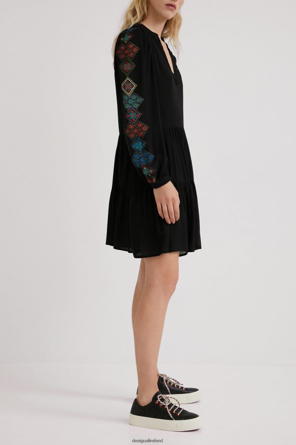 Desigual Women Ethnic sleeve dress Clothing PFVZ0B1092