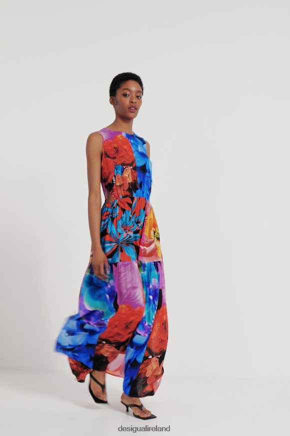 Desigual Women Floral cut-out dress Clothing PFVZ0B482