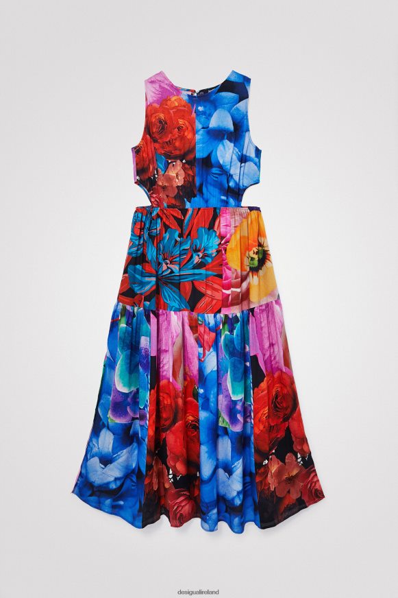 Desigual Women Floral cut-out dress Clothing PFVZ0B482