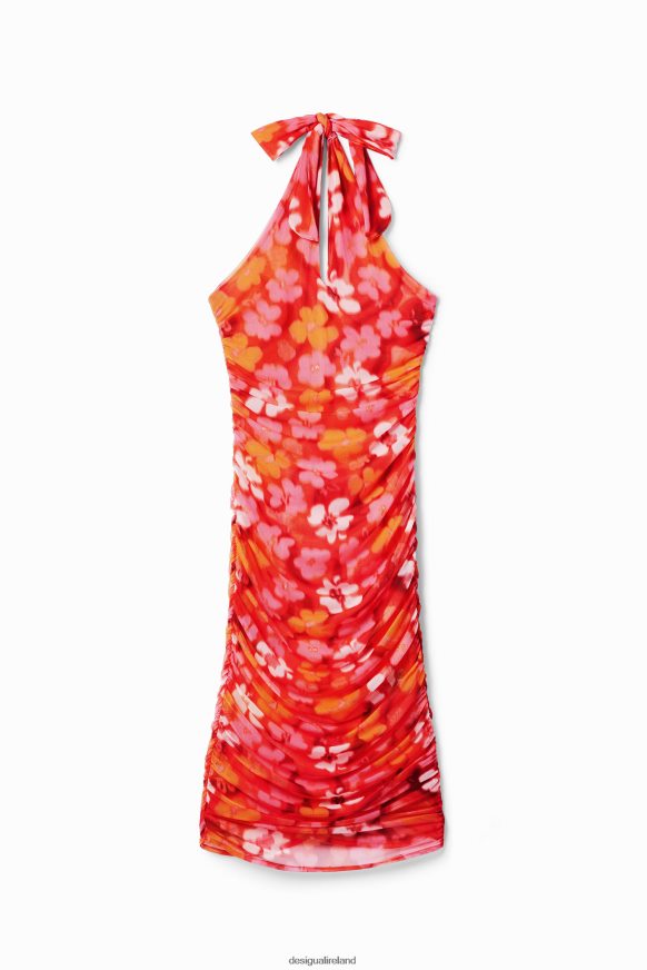 Desigual Women Floral halter midi dress Clothing PFVZ0B364