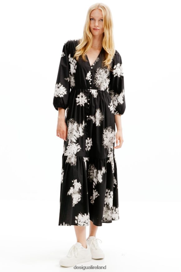 Desigual Women Floral midi shirt dress Clothing PFVZ0B139