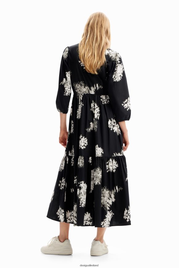 Desigual Women Floral midi shirt dress Clothing PFVZ0B139