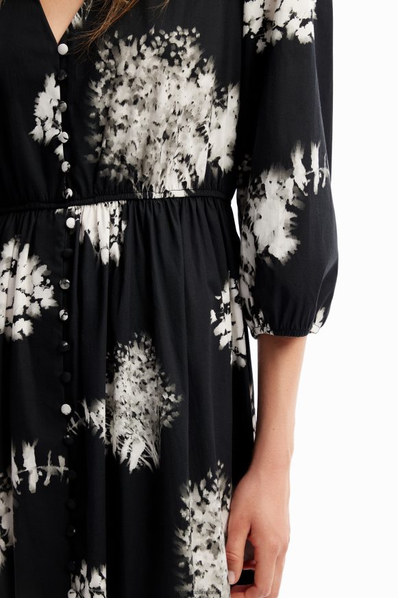Desigual Women Floral midi shirt dress Clothing PFVZ0B139