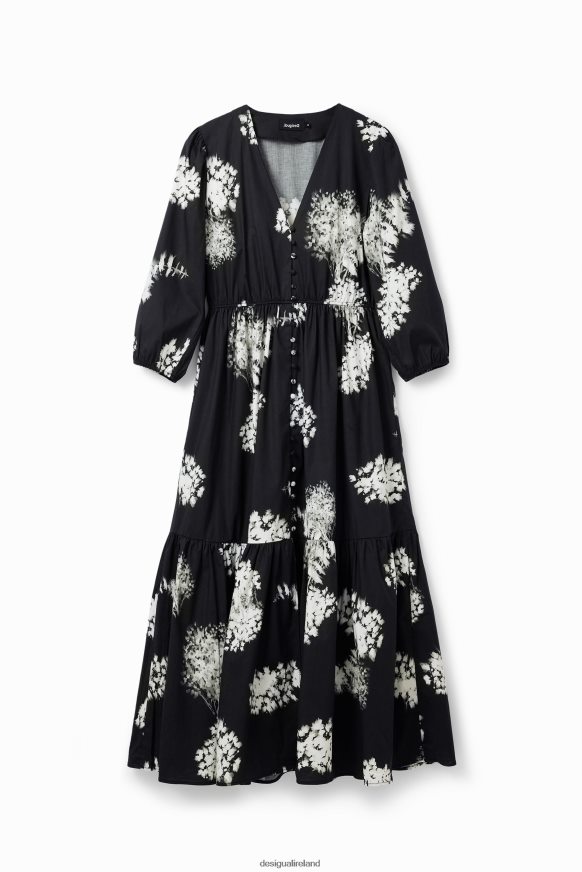 Desigual Women Floral midi shirt dress Clothing PFVZ0B139