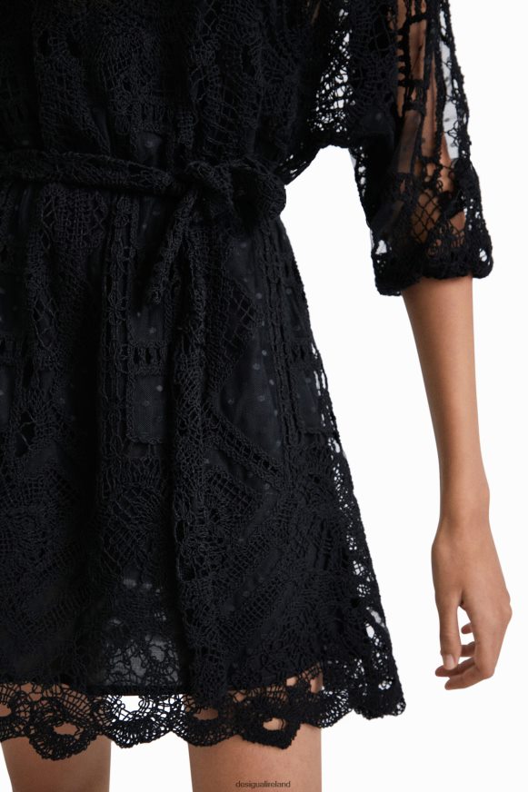 Desigual Women Johnson Hartig crochet-style dress Clothing PFVZ0B892