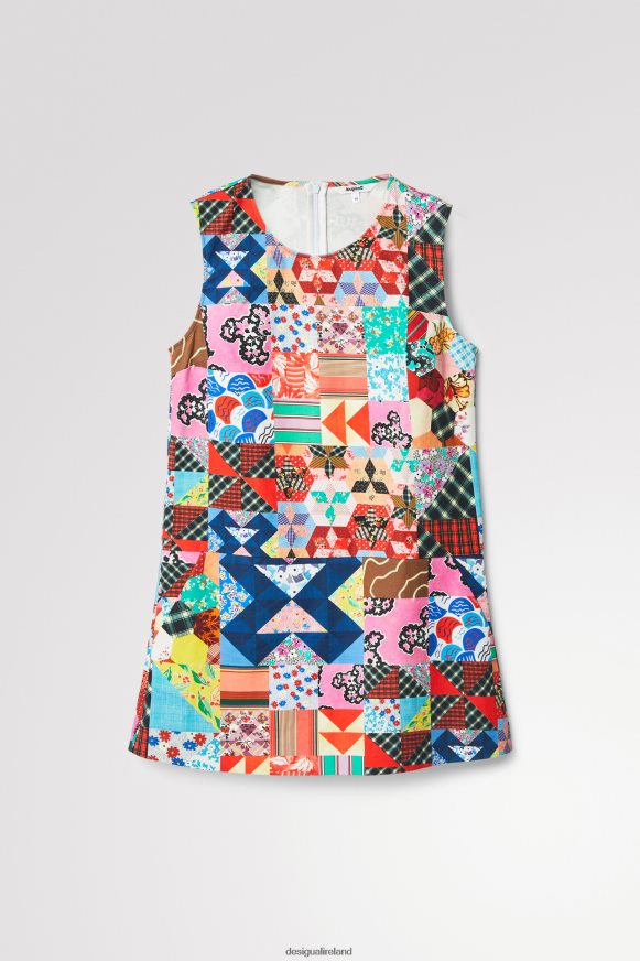 Desigual Women Johnson Hartig patchwork pinafore Clothing PFVZ0B670