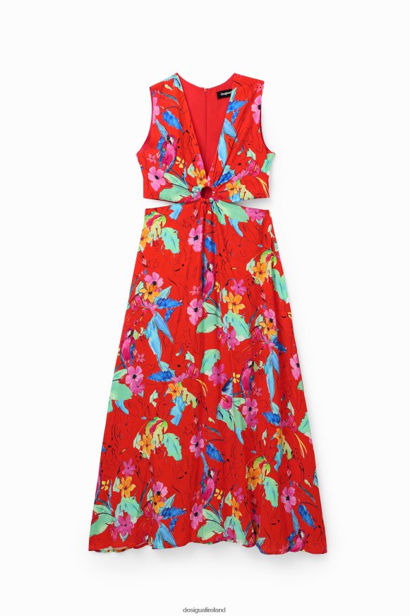 Desigual Women Long cut-out dress Clothing PFVZ0B710