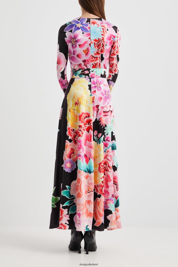 Desigual Women Long floral dress Clothing PFVZ0B1089