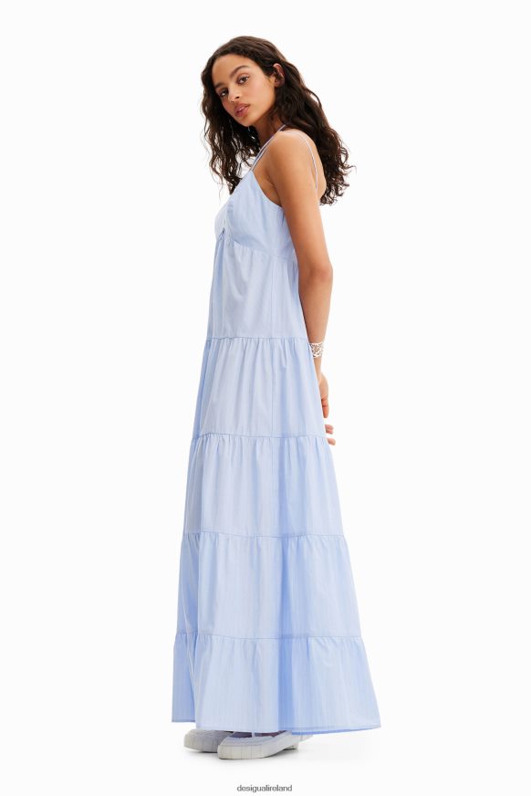Desigual Women Long striped dress Clothing PFVZ0B467
