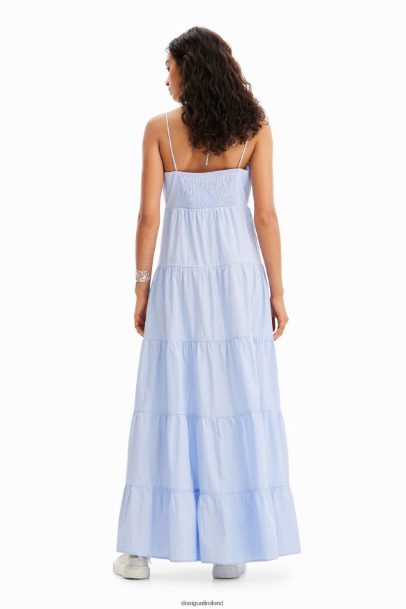 Desigual Women Long striped dress Clothing PFVZ0B467