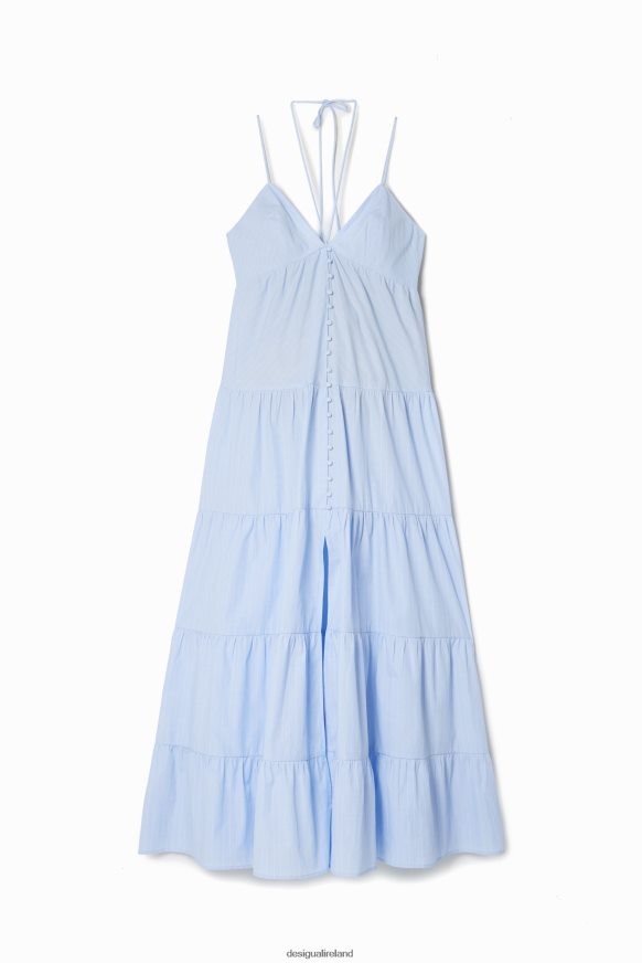 Desigual Women Long striped dress Clothing PFVZ0B467