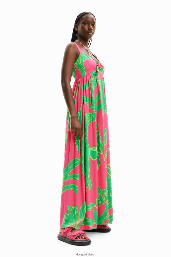Desigual Women Long sweetheart-neckline dress Clothing PFVZ0B397