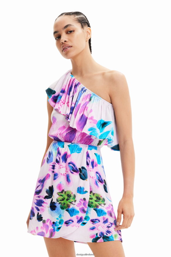 Desigual Women M. Christian Lacroix asymmetric short dress Clothing PFVZ0B746