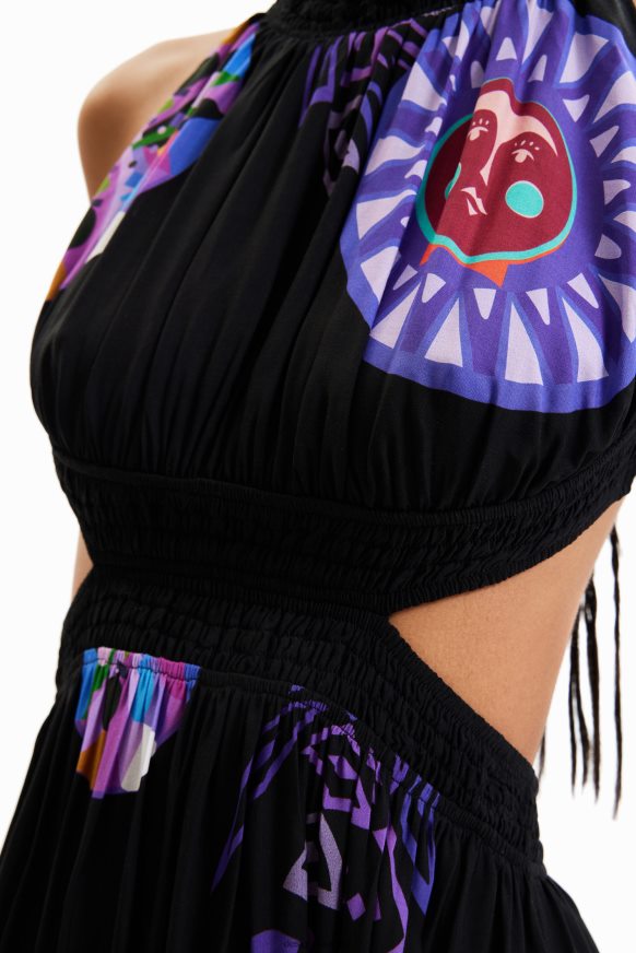 Desigual Women M. Christian Lacroix cut-out midi dress Clothing PFVZ0B932