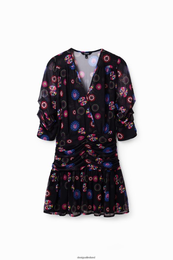Desigual Women M. Christian Lacroix draped short dress Clothing PFVZ0B430