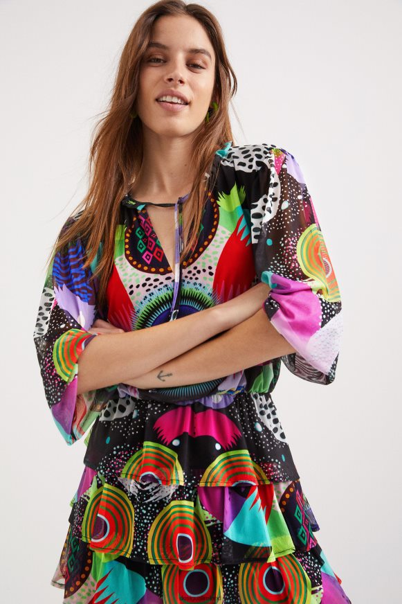 Desigual Women M. Christian Lacroix layered dress Clothing PFVZ0B685