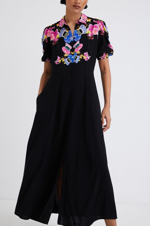 Desigual Women M. Christian Lacroix long dress Clothing PFVZ0B1077