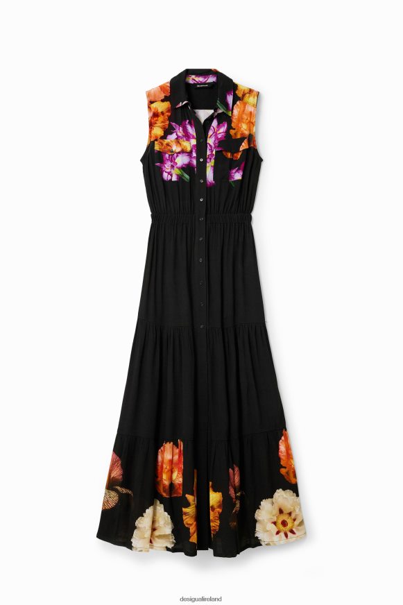 Desigual Women M. Christian Lacroix long floral shirt dress Clothing PFVZ0B35