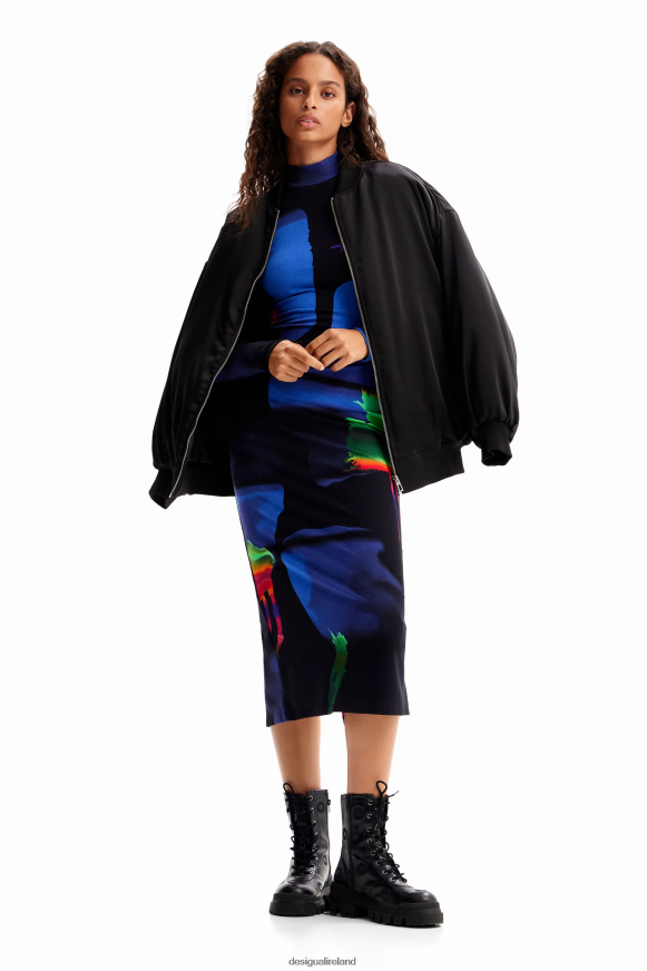 Desigual Women M. Christian Lacroix neon midi dress Clothing PFVZ0B202