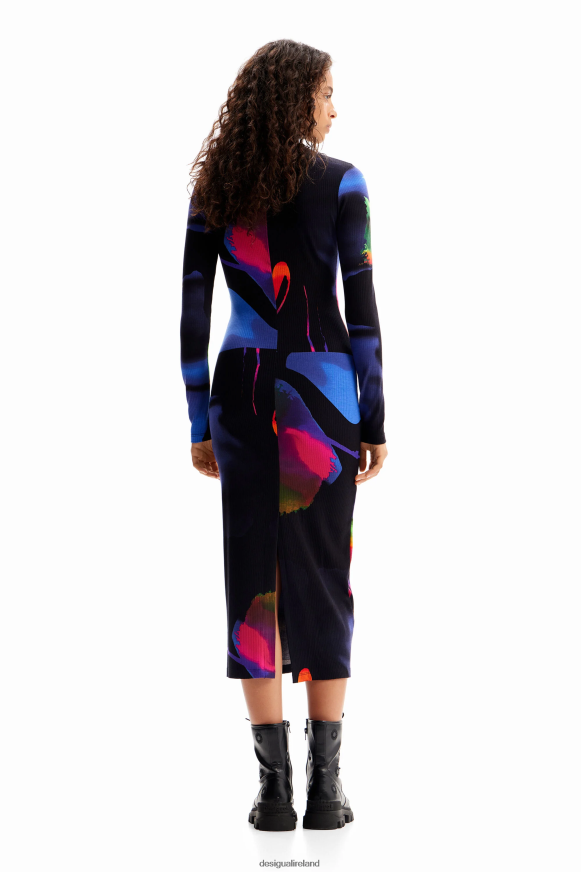 Desigual Women M. Christian Lacroix neon midi dress Clothing PFVZ0B202