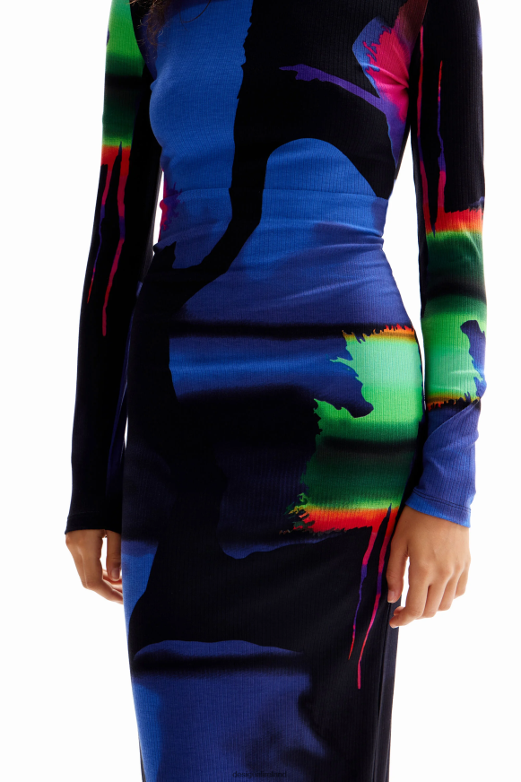 Desigual Women M. Christian Lacroix neon midi dress Clothing PFVZ0B202