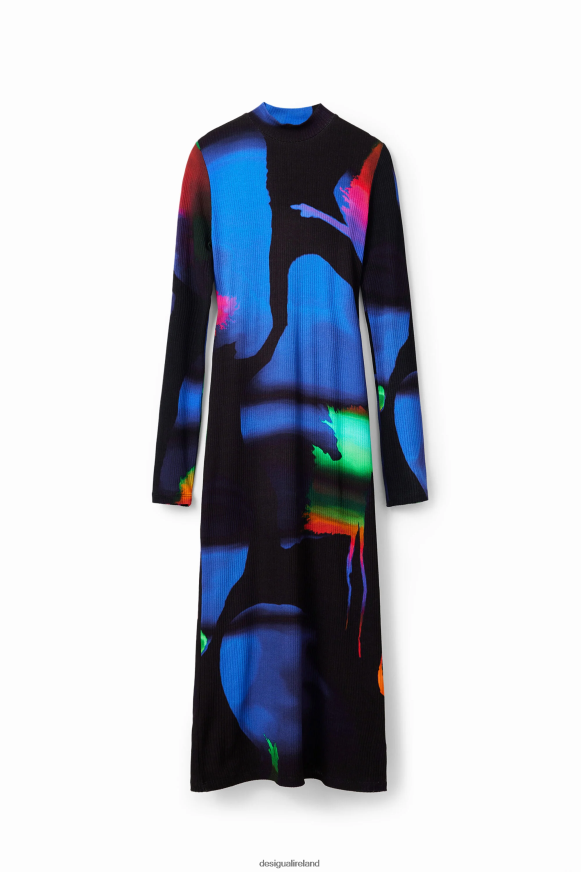 Desigual Women M. Christian Lacroix neon midi dress Clothing PFVZ0B202